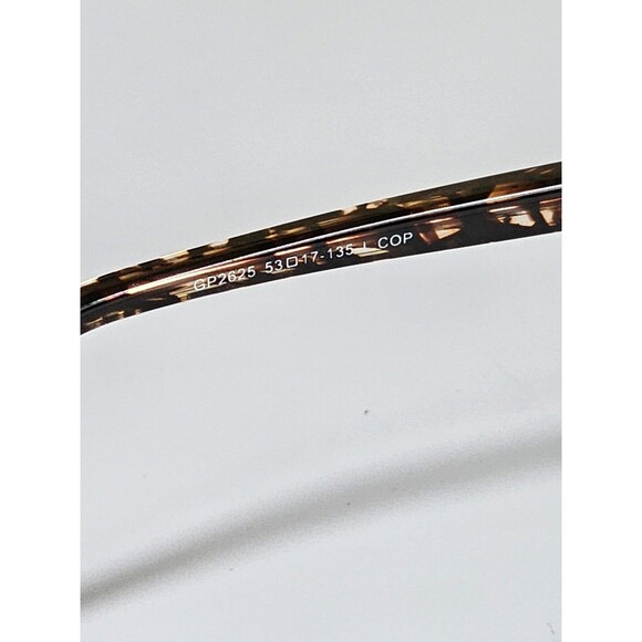 GIANNI PO WOMEN'S EYEGLASSES GP 2625 53-17 135 LIGHT COPPER NWT DEMO LENSES - Picture 10 of 16